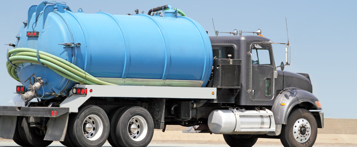 Quality Septic Service truck