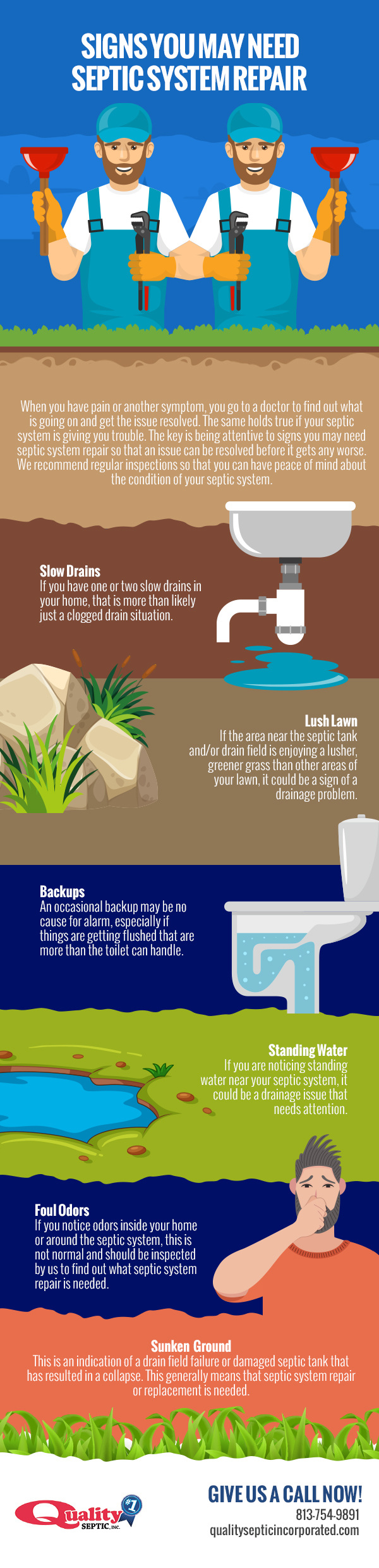 Septic System Repair in Land O’Lakes, Florida