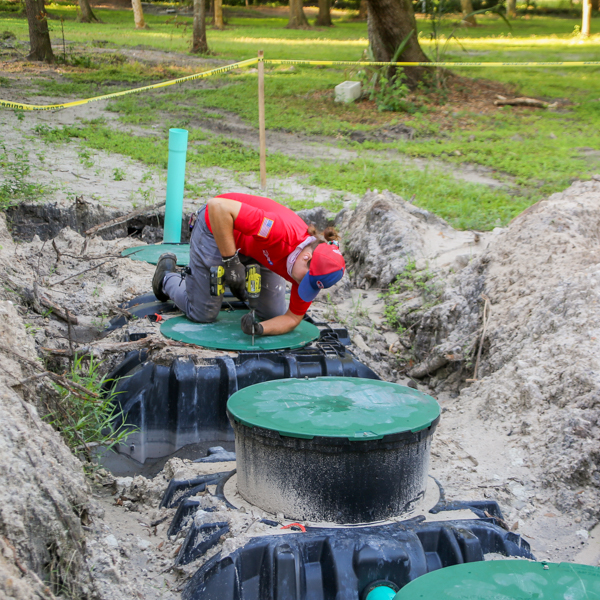 lift station for septic installed in Land O Lakes and Lutz