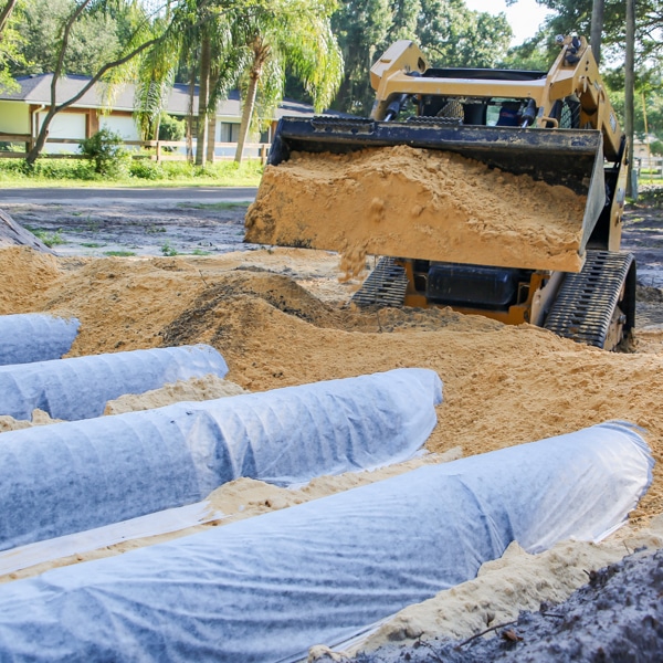 drain field install in Lutz FL