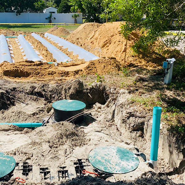 full septic system installation in Land O Lakes FL