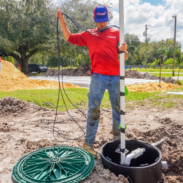 replace septic system in Land O Lakes FL