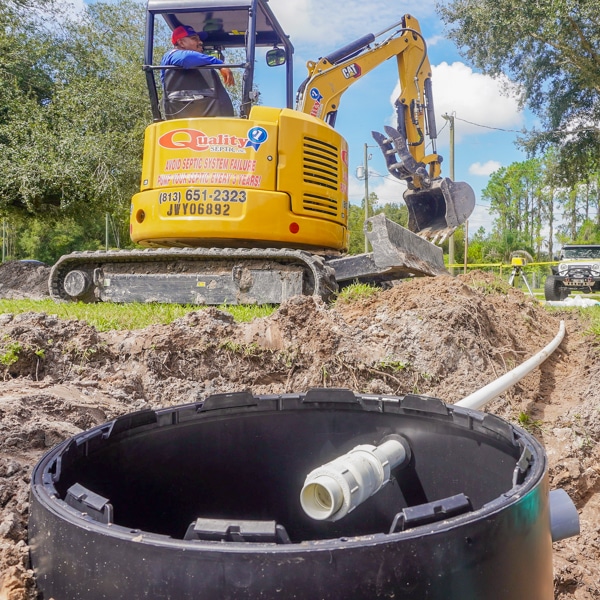 installing a new septic system, land o’lakes fl