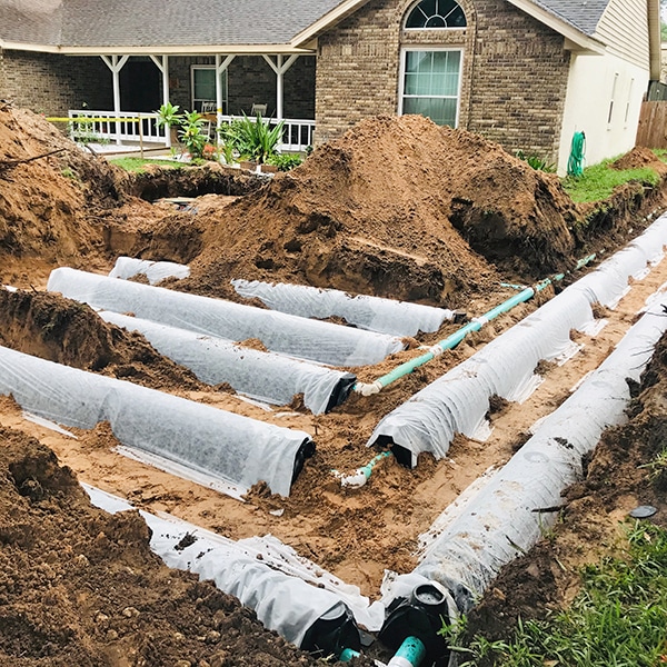 drain field install in Plant City FL