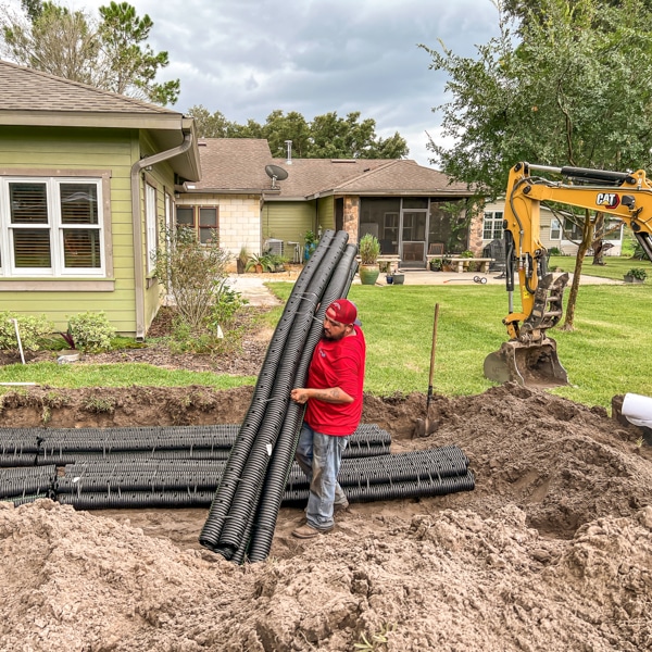 install a new drain field in Lakeland FL