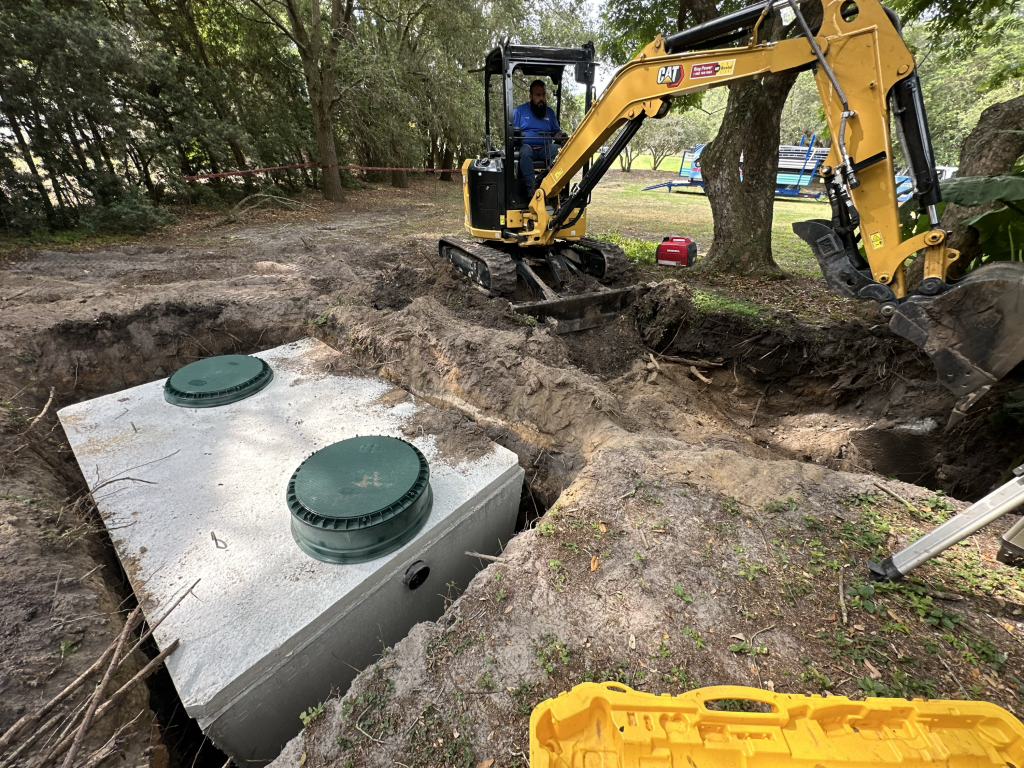 new septic installation