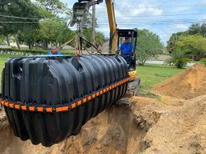 Image: Quality Septic installing a Septic Tank of Large Size