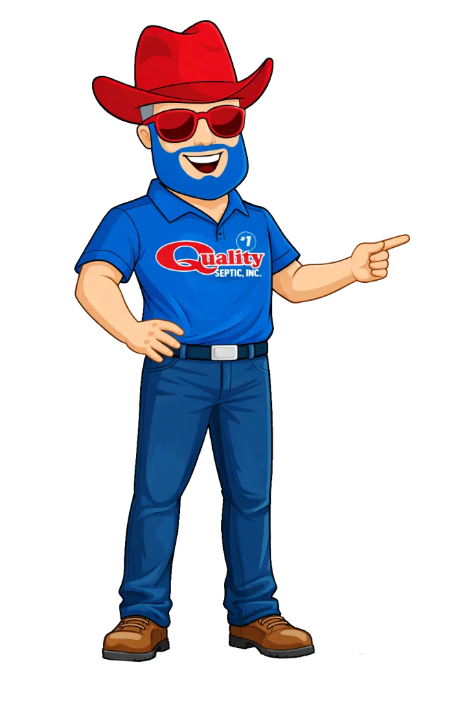 Image: Quality Septic Inc Character - Cowboy Kevin