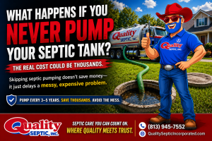 What happens if you never pump your septic tank