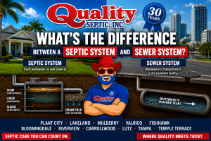 Septic system and sewer system - Quality Septic