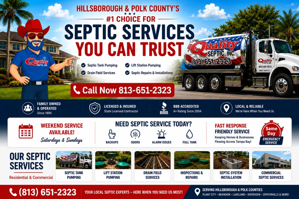 Quality Septic Inc. - Septic Pumping, Drainfield Repair, Installation