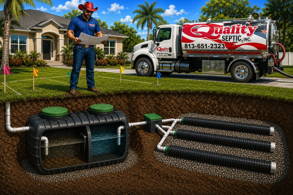 new septic install